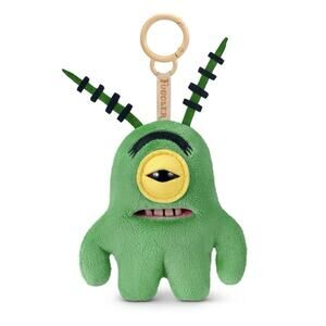 Zuru Fuggler x Spongebob Squarepants Keychain Plush Ring PLANKTON 5 in